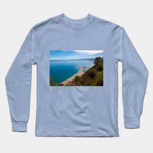 White Lagoon of Tindari on the Isle of Sicily Long Sleeve T-Shirt